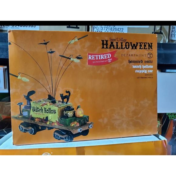 Department 56 Witch Hollow Supply Car Snow Village Halloween 6002302